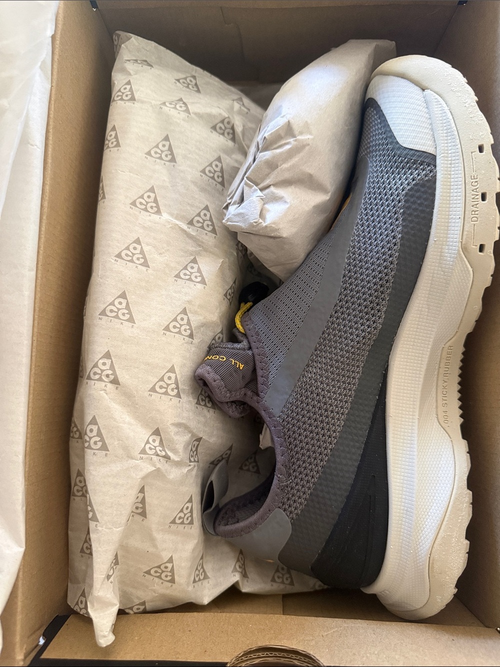 Nike ACG Grey Slip-On Water Shoes